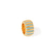 BABY BLUE RIBBED CHARM - DIJES - Malandra Jewelry - EYHD159-Model 5  CELESTE