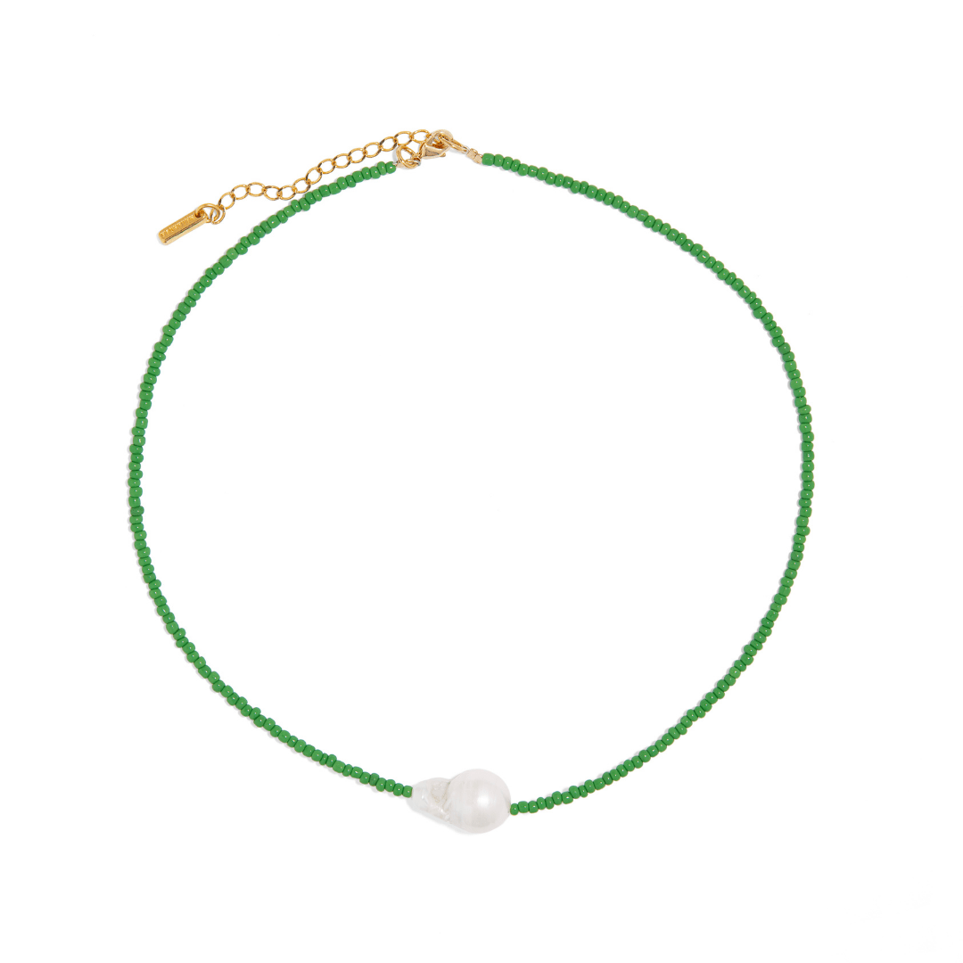 BAROQUE ALGAE RESORT NECKLACE - COLLARES - Malandra Jewelry - TC1906