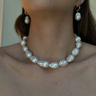 BAROQUE CHUNKY PEARL NECKLACE - COLLARES - Malandra Jewelry - TC1588