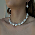 BAROQUE CHUNKY PEARL NECKLACE - COLLARES - Malandra Jewelry - TC1588