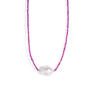BAROQUE MAGENTA RESORT NECKLACE - COLLARES - Malandra Jewelry - TC1904