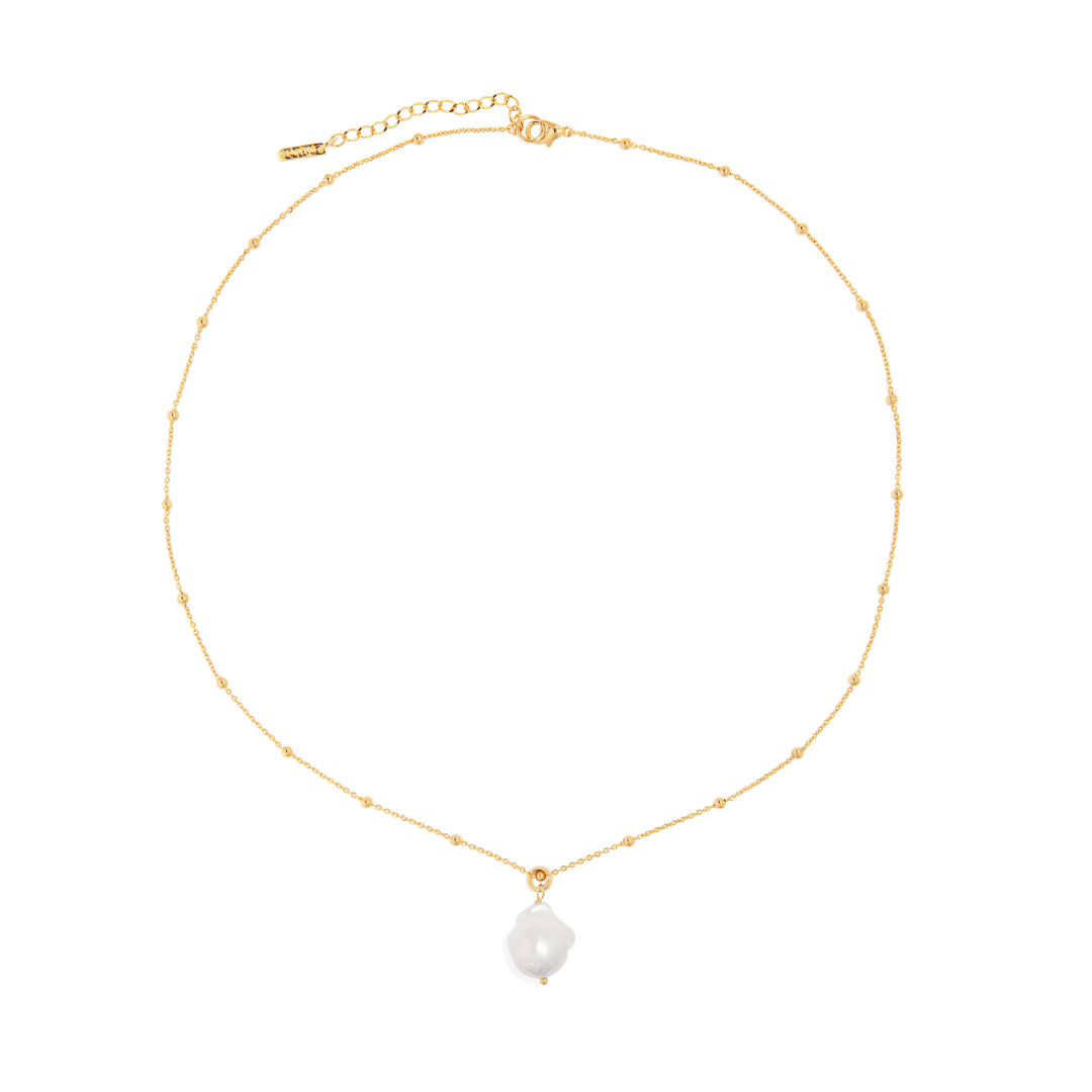 BAROQUE PEARL BEADED NECKLACE - COLLARES - Malandra Jewelry - TC1816