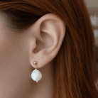 BAROQUE PEARL DROP EARRINGS - ARETES - Malandra Jewelry - TA1365