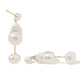 BAROQUE PEARL DROP STUDS - ARETES - Malandra Jewelry - TA2409