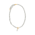 BAROQUE PEARL LINK NECKLACE - COLLARES - Malandra Jewelry - TC2220