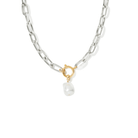 BAROQUE PEARL LINK NECKLACE - COLLARES - Malandra Jewelry - TC2220