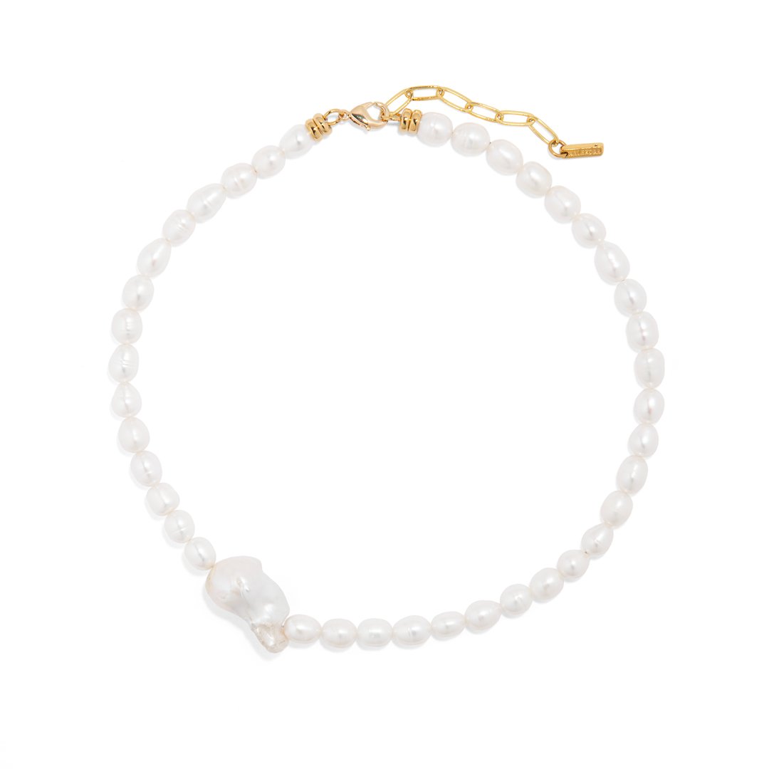 BAROQUE PEARL STRAND NECKLACE - COLLARES - Malandra Jewelry - TC1711