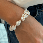 BAROQUE PEARL TWIST BRACELET - PULSERAS - Malandra Jewelry - TP2158