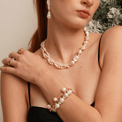 BAROQUE PEARL TWIST BRACELET - PULSERAS - Malandra Jewelry - TP2158