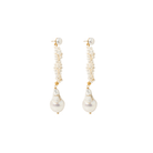 BAROQUE PEARL TWIST EARRINGS - ARETES - Malandra Jewelry - TA2159