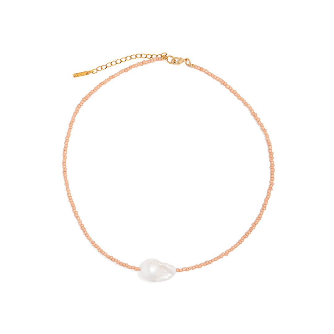 BAROQUE SUNRISE RESORT NECKLACE - COLLRES - Malandra Jewelry - TC1908