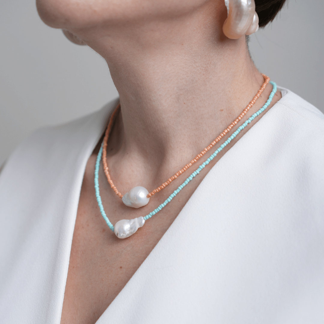 BAROQUE SUNRISE RESORT NECKLACE - COLLRES - Malandra Jewelry - TC1908