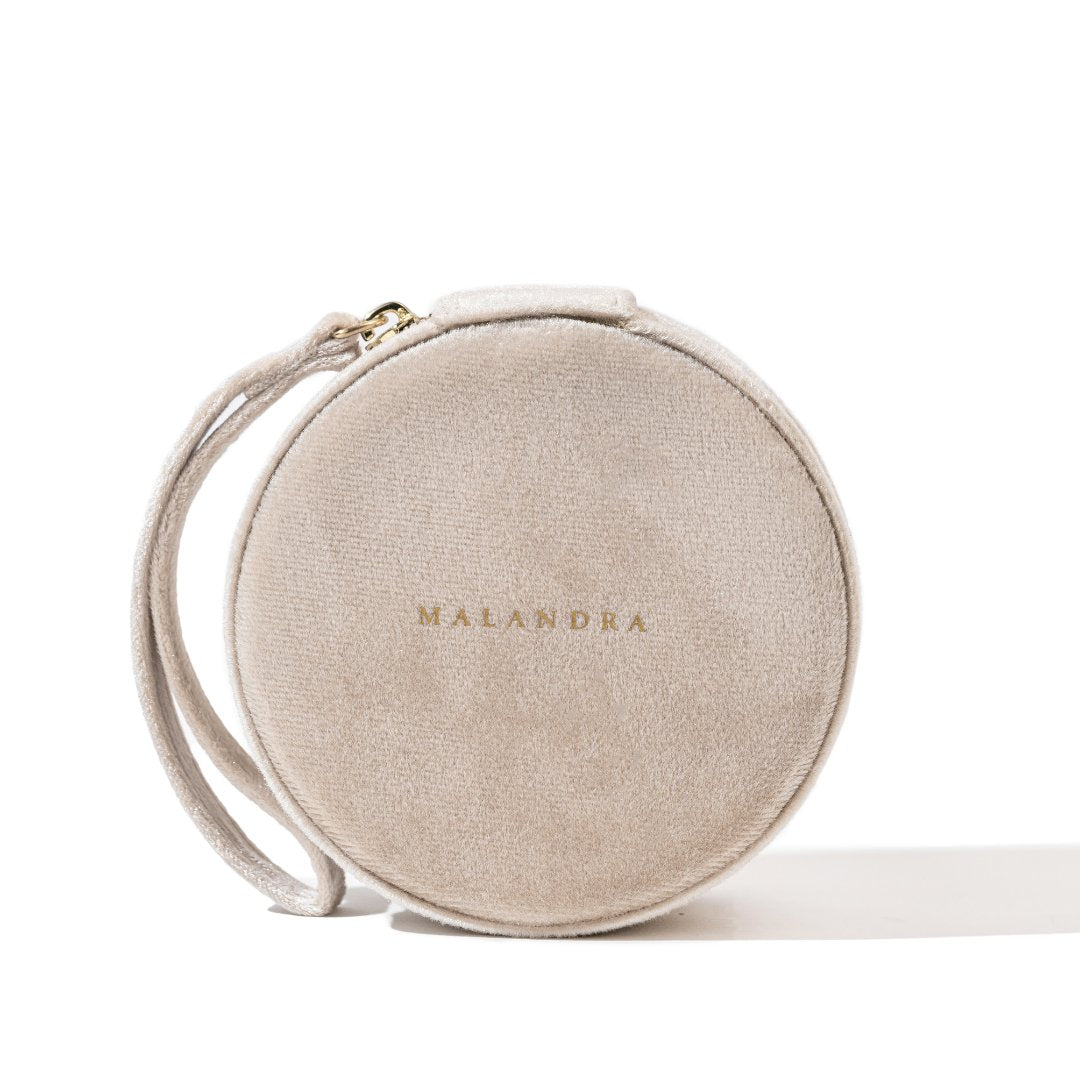 BEIGE ELEGANCE JEWELRY BOX - JOYERO - Malandra Jewelry - JO32 - SY - 12910