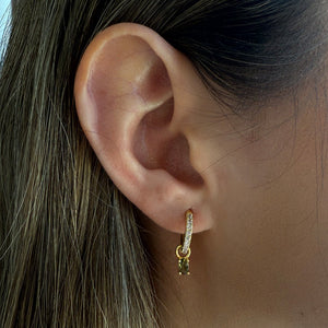 BIRTHSTONES AUGUST EARRING - ARETES - Malandra Jewelry - TA1778