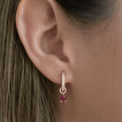 BIRTHSTONES JULY EARRINGS - ARETES - Malandra Jewelry - TA1777