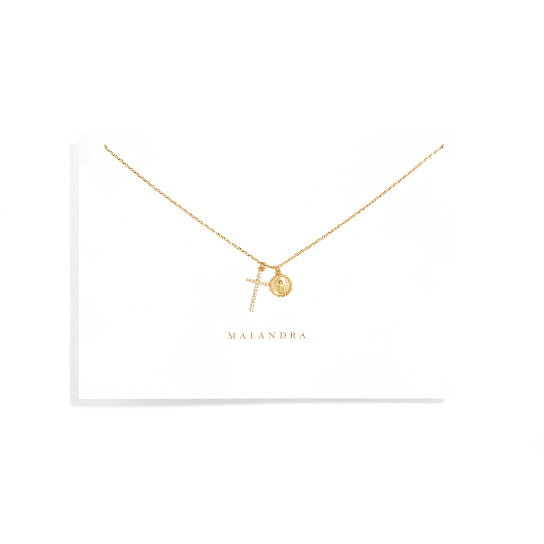 BLESSED HARMONY NECKLACE - COLLARES - Malandra Jewelry - XBC158 - BJN01441 GDCRY