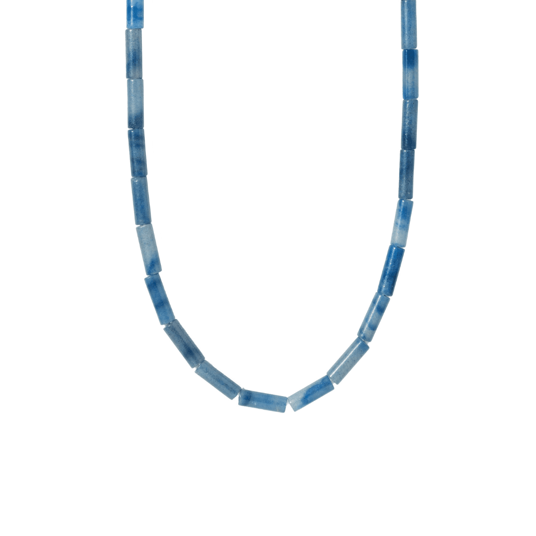 BLUE AVENTURINE OCEAN NECKLACE - COLLARES - Malandra Jewelry - TC2196