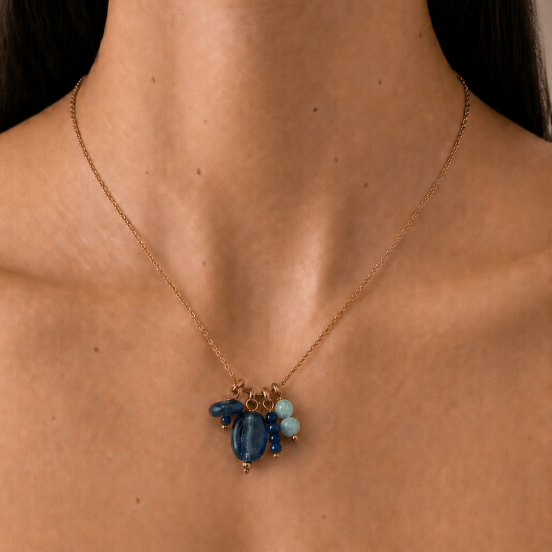 Blue Murano Cobalt Charm - DIJES - Malandra Jewelry - TD2578