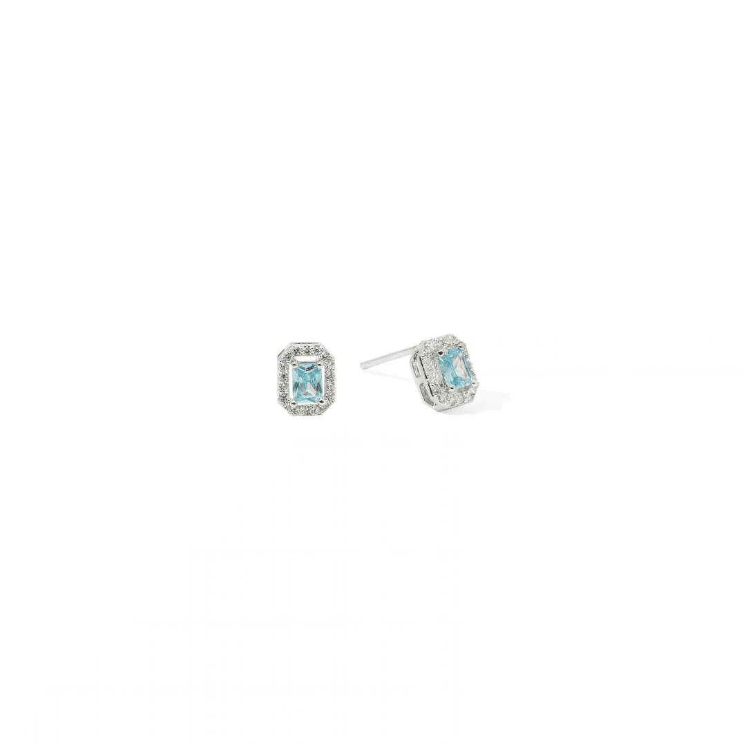 BLUE ROYAL GEM EARRINGS - ARETES - Malandra Jewelry - ZWA125.A-QX00878SY