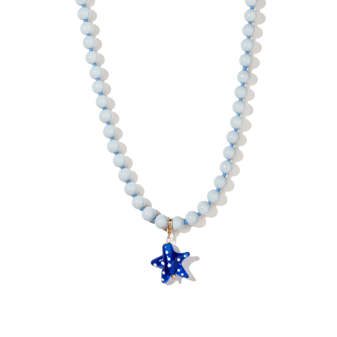 BLUE STARFISH SUMMER NECKLACE - COLLARES - Malandra Jewelry - TC1977