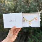 BLUSH GLOW CHARMS GIFT SET - SETS DE REGALO - Malandra Jewelry - SET173 EYHP14/EYHD95/EYHD102/EYHD109