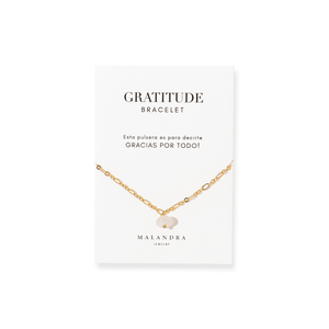 BLUSH QUARTZ GRATITUDE BRACELET - PULSERAS - Malandra Jewelry - TP2211