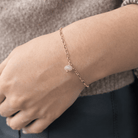 BLUSH QUARTZ GRATITUDE BRACELET - PULSERAS - Malandra Jewelry - TP2211