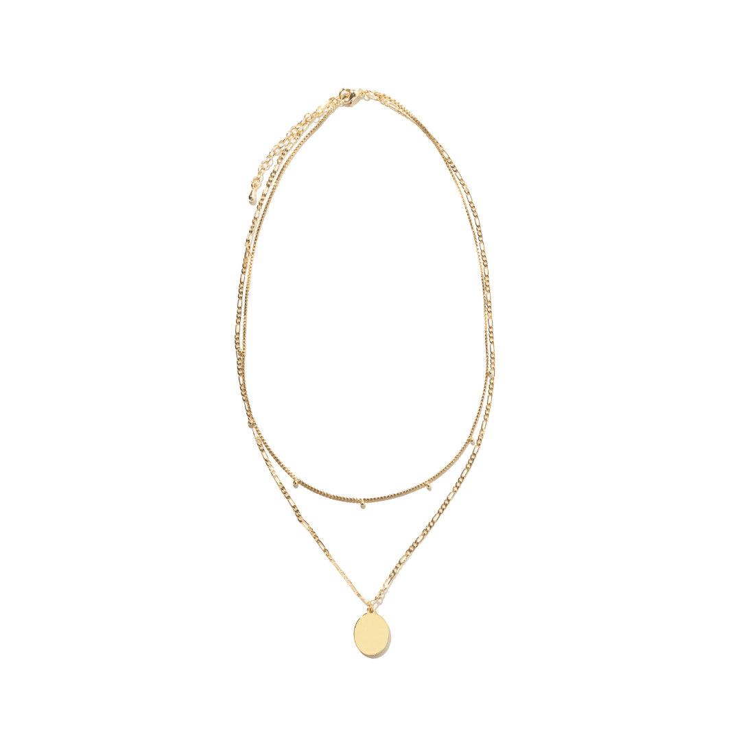 BOHO BULLES DUAL NECKLACE - COLLARES - Malandra Jewelry - XMC39 - 93983N