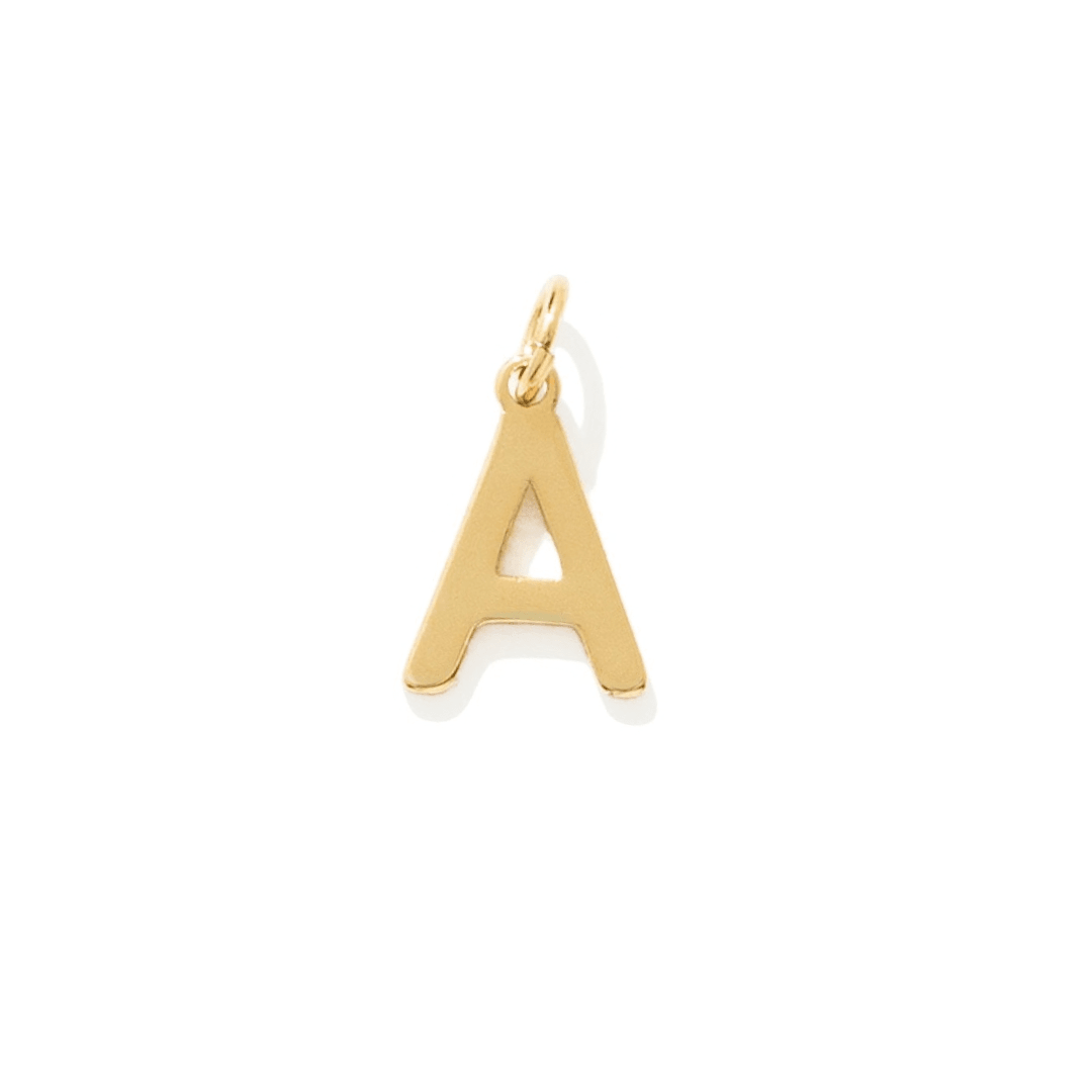 BOLD GOLDEN LETTER - DIJES - Malandra Jewelry - TD1702.A