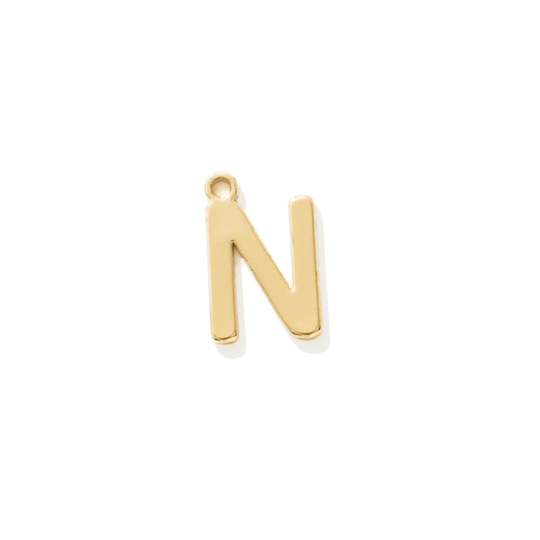 BOLD GOLDEN LETTER - DIJES - Malandra Jewelry - TD1702.N