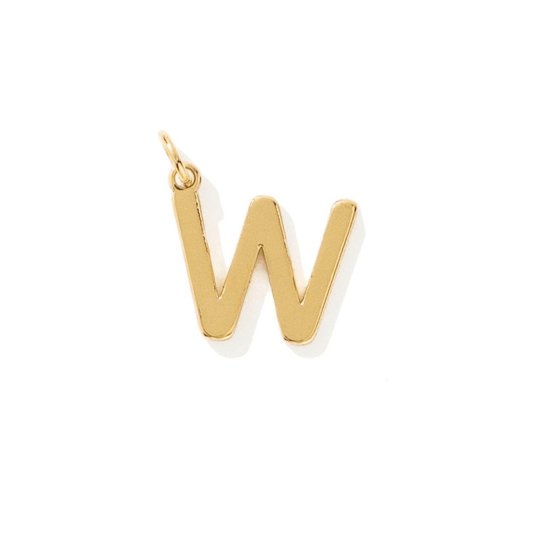 BOLD GOLDEN LETTER - DIJES - Malandra Jewelry - TD1702.W