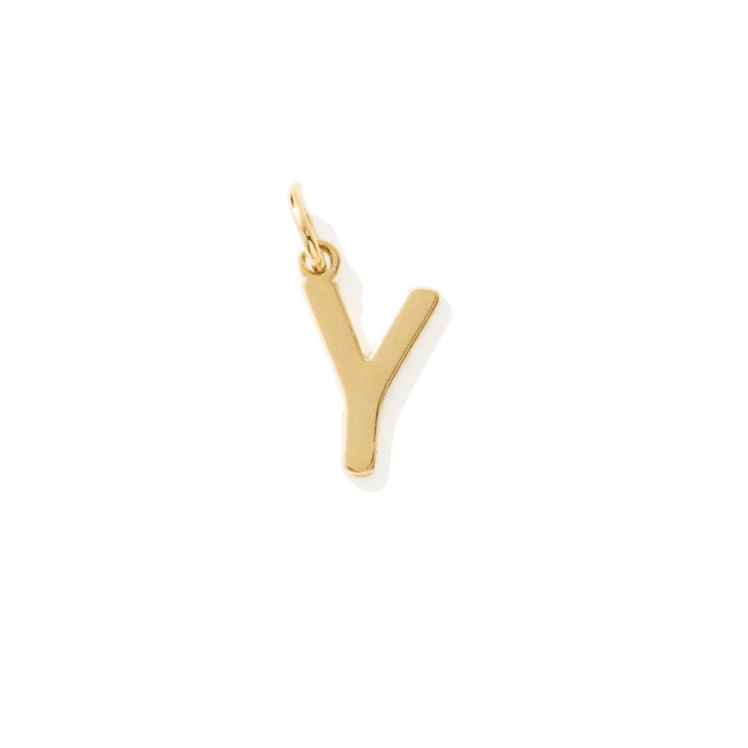 BOLD GOLDEN LETTER - DIJES - Malandra Jewelry - TD1702.Y