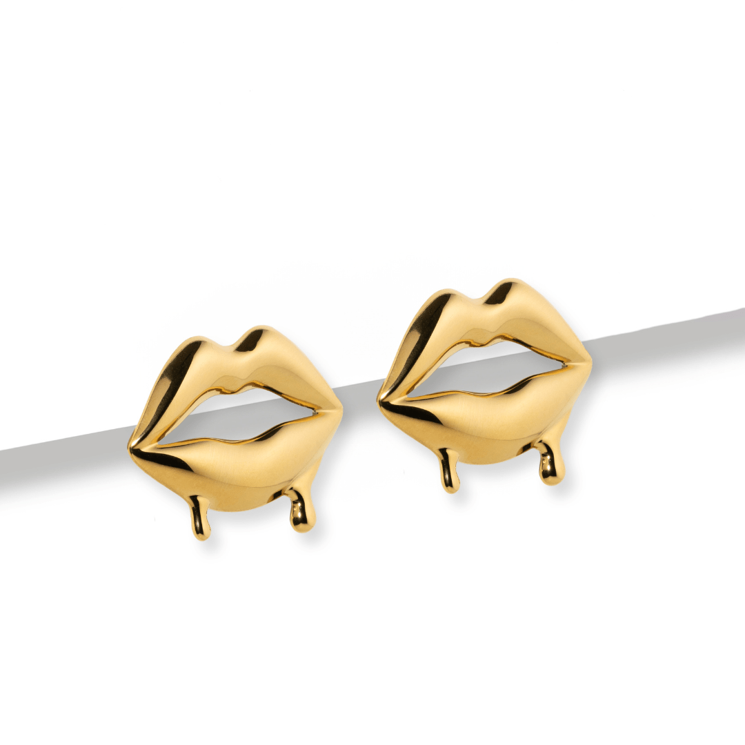 BOLD KISS EARRINGS - ARETES - Malandra Jewelry - EUWA262-JDE0307058