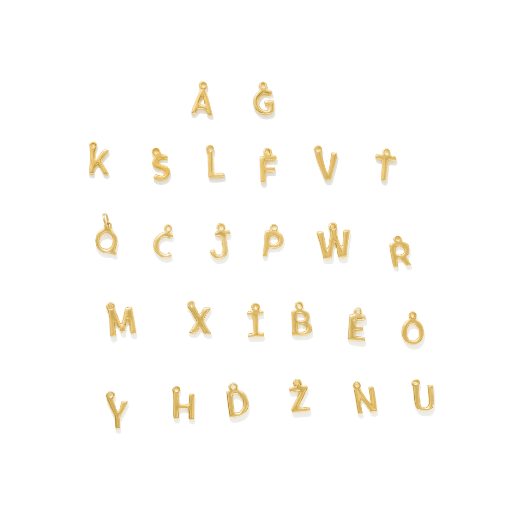 BOLD LETTER - DIJES - Malandra Jewelry - TD844.C