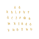 BOLD LETTER - DIJES - Malandra Jewelry - TD844.C