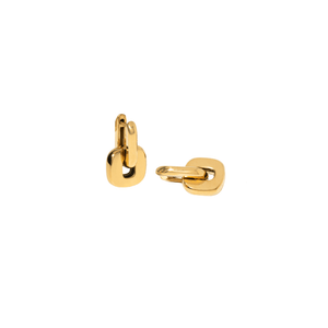 BOLD LINK EARRINGS - ARETES - Malandra Jewelry - EUWA299-JDE0303016