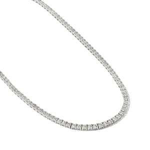Bold Moissanite Tennis Necklace - COLLARES - Malandra Jewelry - LSC31.P-HKG0020