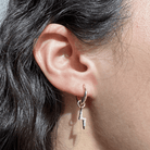 BOLT ZIRCONIA HUGGIES - ARETES - Malandra Jewelry - FBA420 - JAR0290 - 14