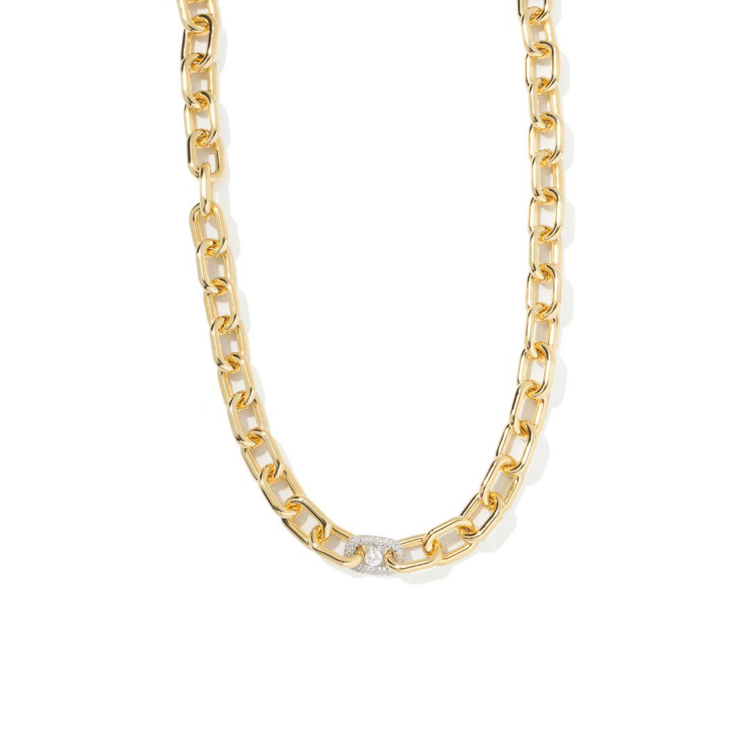 BRIGHT LINKS ESSENCE NECKLACE - COLLARES - Malandra Jewelry - ICC560