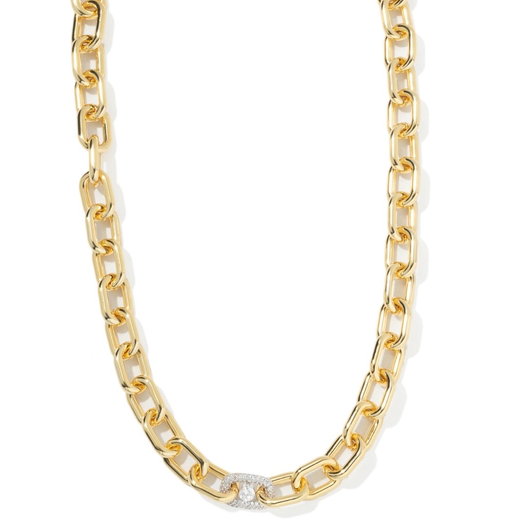 BRIGHT LINKS ESSENCE NECKLACE - COLLARES - Malandra Jewelry - ICC560