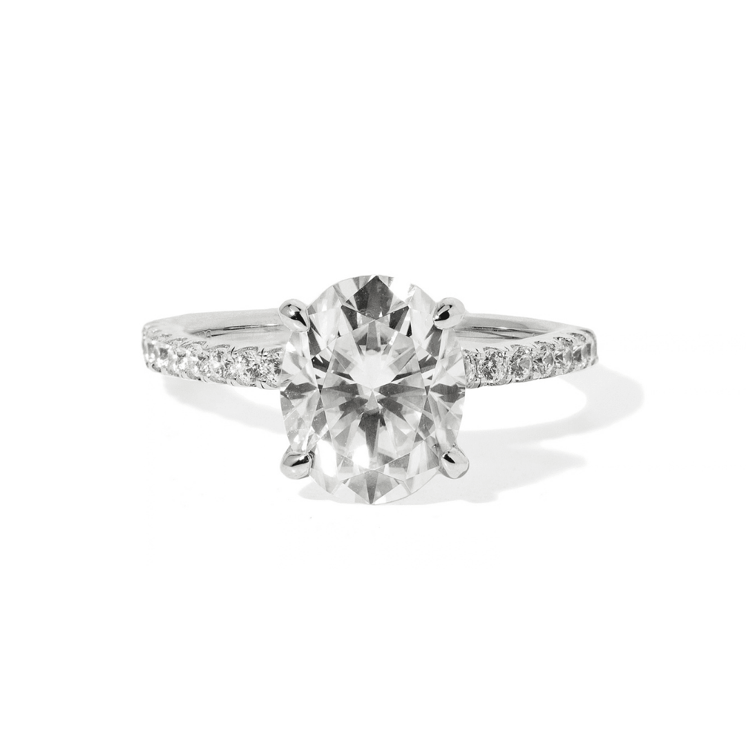 Brilliant Moissanite Ring - ANILLOS - Malandra Jewelry - EHR2.6