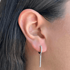 BRILLIANT STRIPE SILVER EARRINGS - ARETES - Malandra Jewelry - AA1441.P - G66839