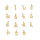 BUBBLE INITIAL CHARM - DIJES - Malandra Jewelry - TD2378.A