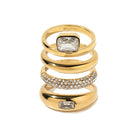 BUNDLE 7 ICON RINGS - BUNDLE - Malandra Jewelry - EUWR252.6 - EUWR253.6 - EUWR254.6 - EUWR255.6