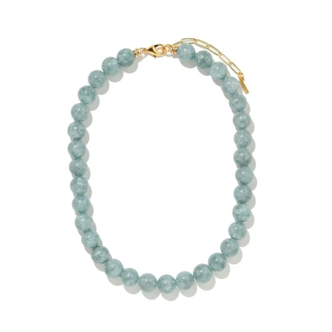 BURMESE JADE BEAD NECKLACE - COLLARES - Malandra Jewelry - TC2354