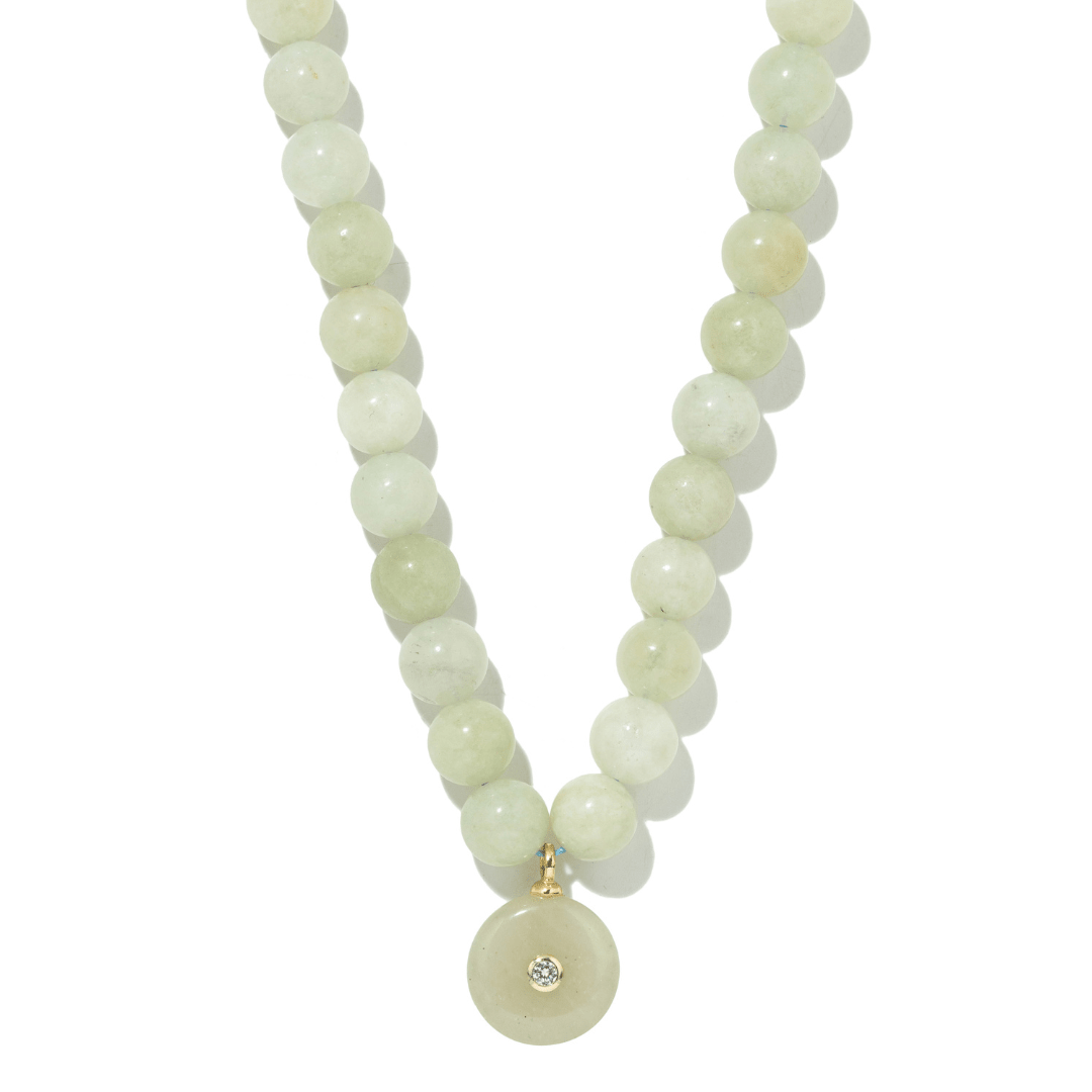BURMESE JADE GAIA NECKLACE - COLLARES - Malandra Jewelry - TC2433