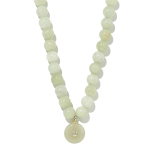 BURMESE JADE GAIA NECKLACE - COLLARES - Malandra Jewelry - TC2433