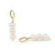 CASCADE PEARL HOOPS - ARETES - Malandra Jewelry - TA2408