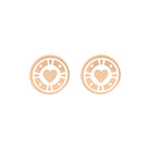 CASINO STUDS WHITE - ARETES - Malandra Jewelry - CAA18