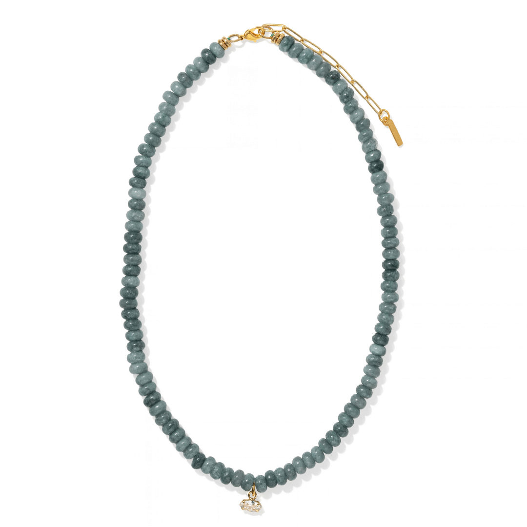 Celadon Jade Gaia Necklace - COLLARES - Malandra Jewelry - TC2709